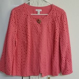 Charter club woman's large coral color
